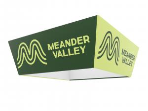 TF-1009 (3D) Tapered Square Hanging Sign -- View 1